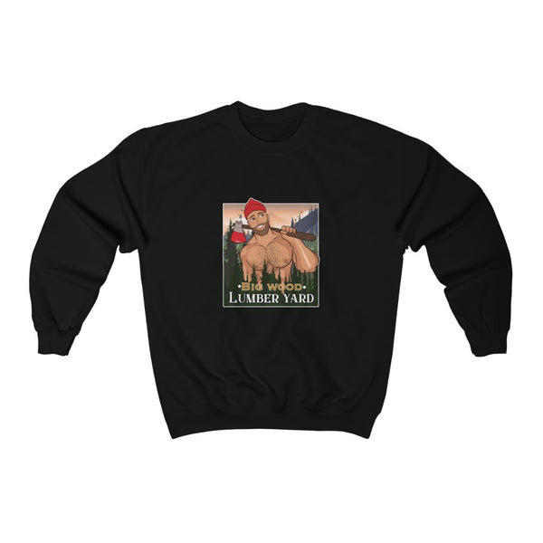 TJDRAW Lumberjack Heavy Blend Crewneck Sweatshirt