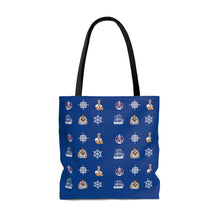 Load image into Gallery viewer, Nautical Print Tote Bag
