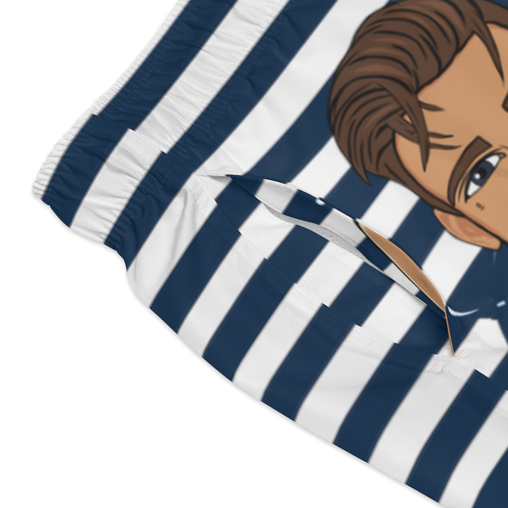 Tjdraw Sailor Swim Trunks