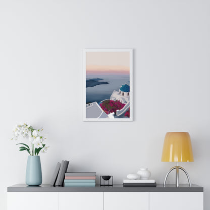 "Golden Sunset" Premium Framed Vertical Print