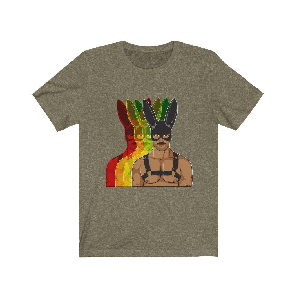 TJDRAW Kinky Bunny Prism Jersey Short Sleeve Tee