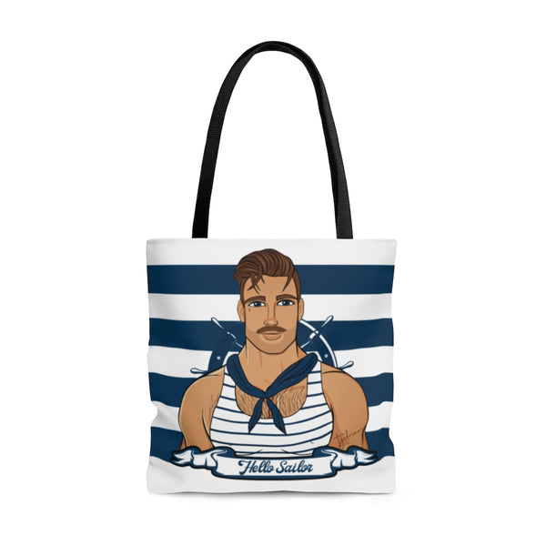 TJDRAW Navy Academy double sided Tote Bag