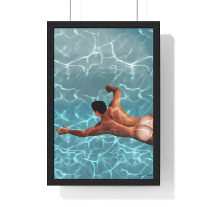 "Stillness Of The Mind" Premium Framed Vertical Poster