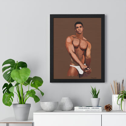 "Stretch" Premium Framed Vertical Print