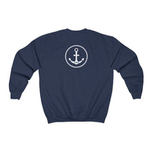 Load image into Gallery viewer, TJDRAW Navy Academy Heavy Blend Crewneck Sweatshirt
