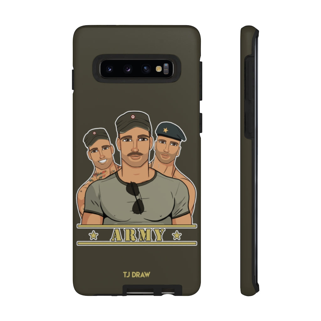 TJDRAW Army Squad Tough Cases