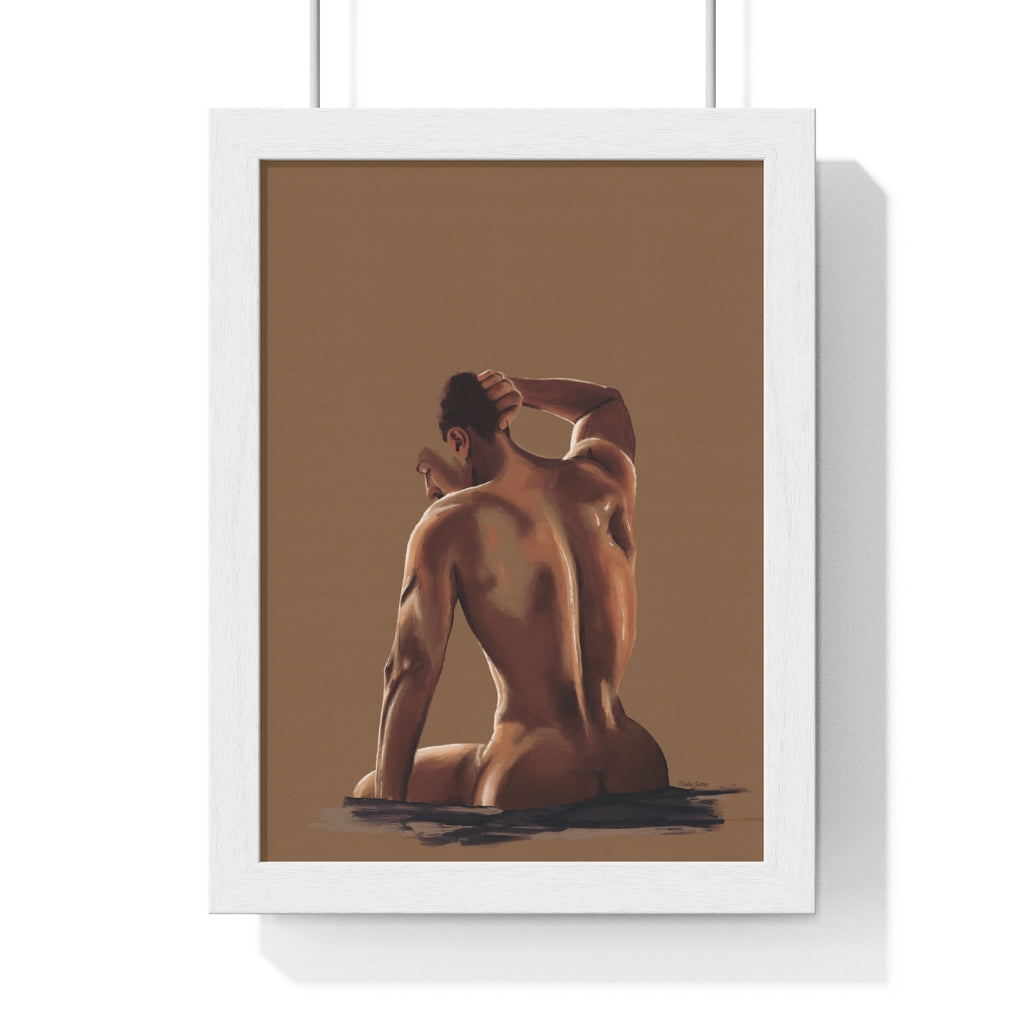 "Wakeup" Premium Framed Vertical Print