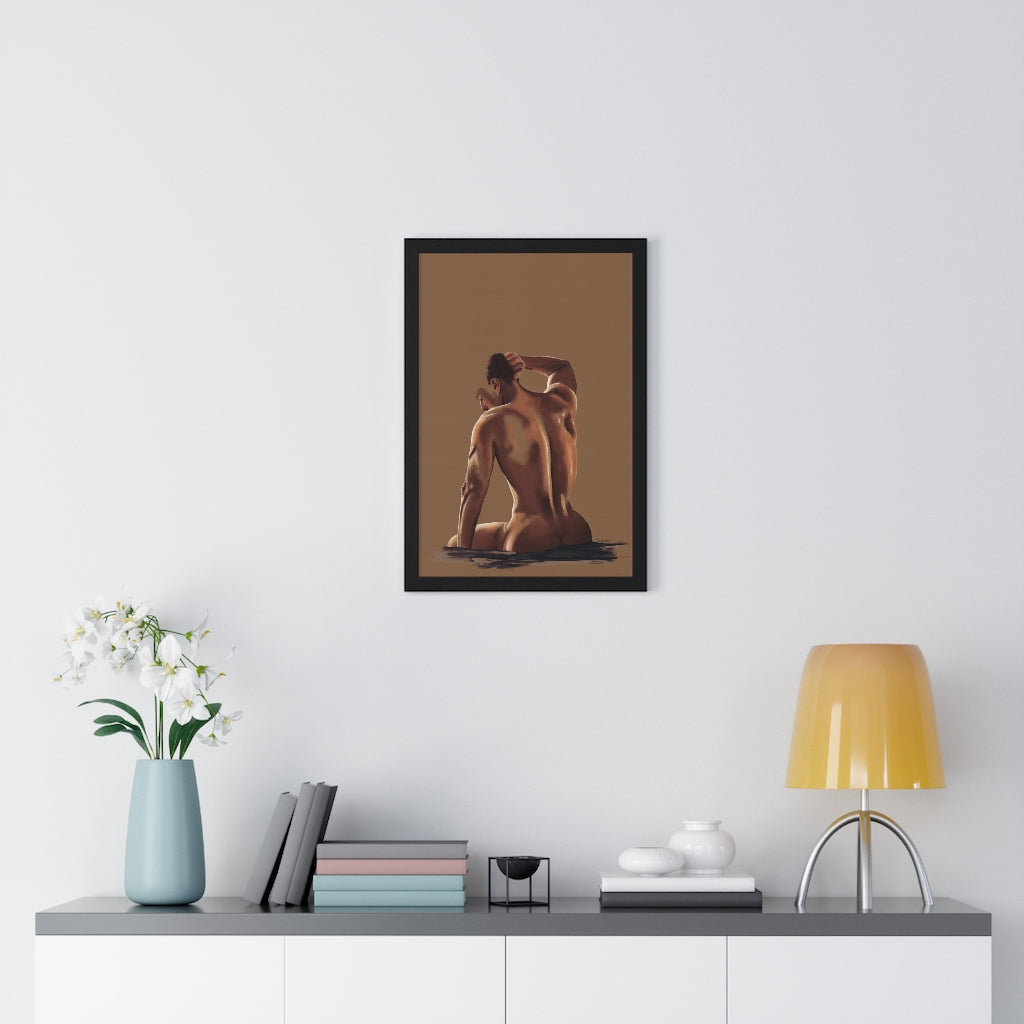 "Wakeup" Premium Framed Vertical Print