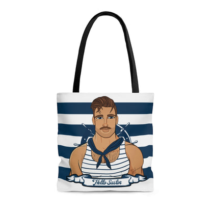 TJDRAW Navy Academy double sided Tote Bag