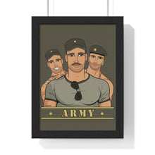 Load image into Gallery viewer, &quot;Army Boys&quot; Framed Vertical Print
