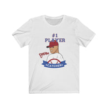Load image into Gallery viewer, TJDRAW Baseball Catcher Jersey Short Sleeve Tee
