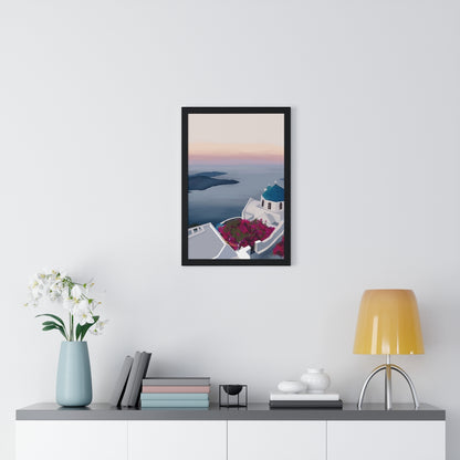 "Golden Sunset" Premium Framed Vertical Print