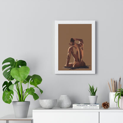 "Wakeup" Premium Framed Vertical Print