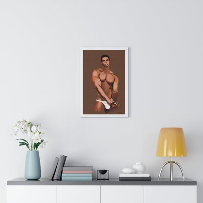 "Stretch" Premium Framed Vertical Print