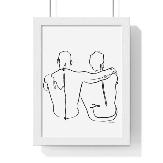 Tjdraw “Always” Framed Vertical Poster