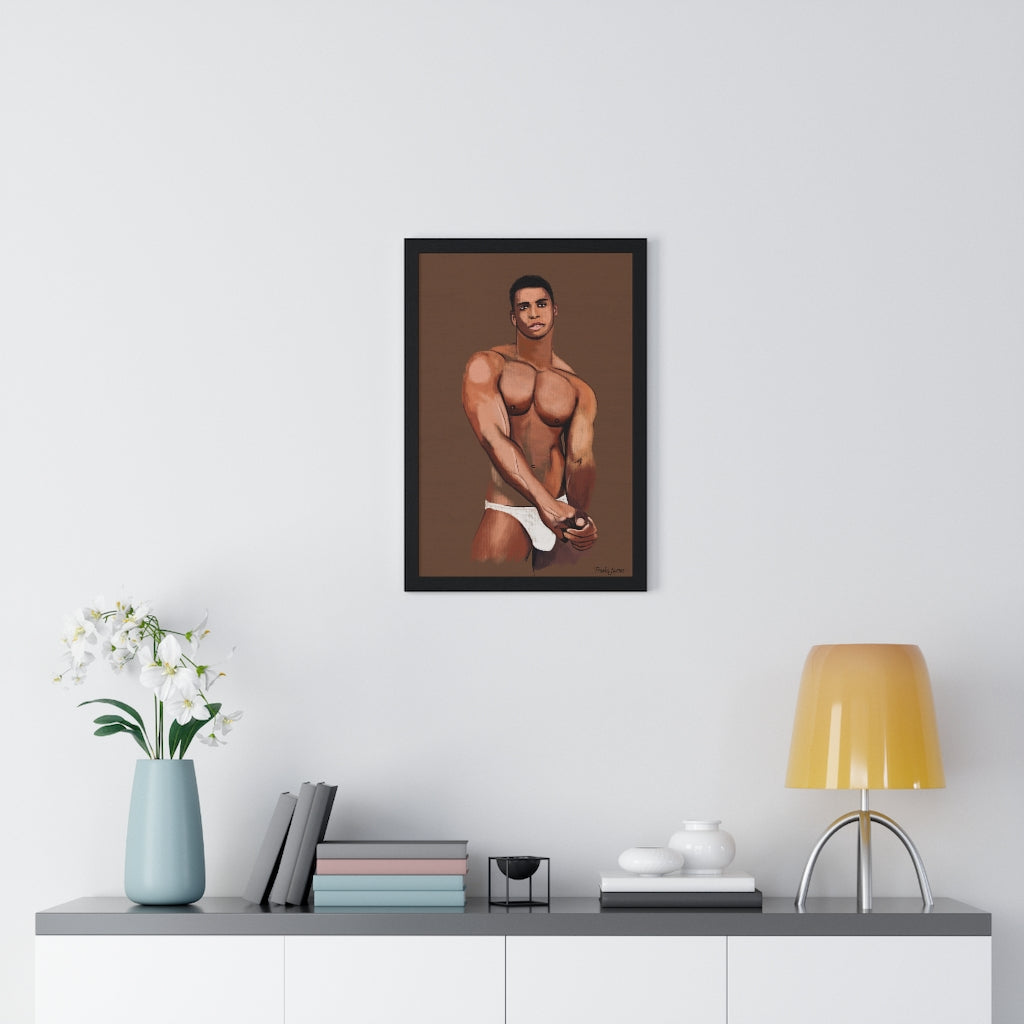 "Stretch" Premium Framed Vertical Print