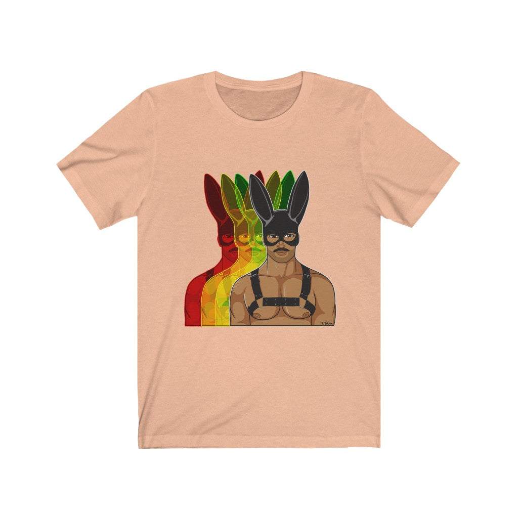 TJDRAW Kinky Bunny Prism Jersey Short Sleeve Tee