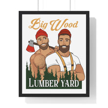 Load image into Gallery viewer, &quot;Big Wood&quot; Framed Vertical Print
