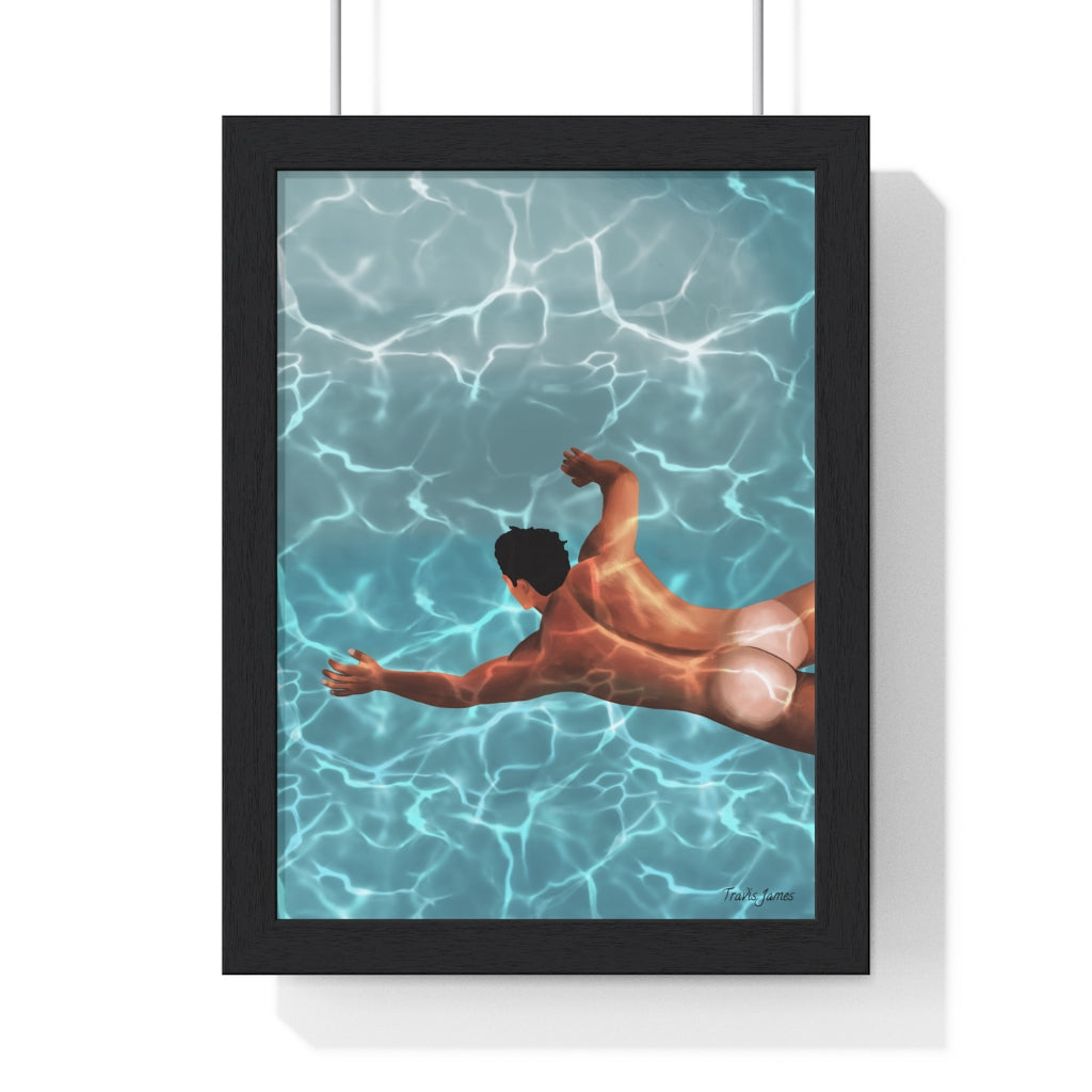 "Stillness Of The Mind" Premium Framed Vertical Poster