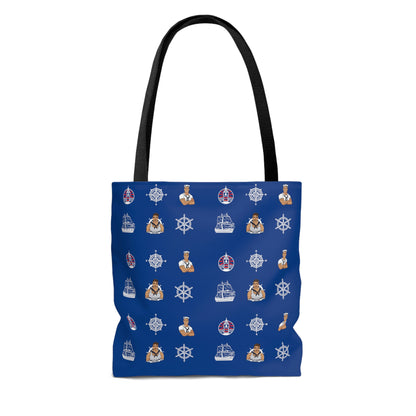 Nautical Print Tote Bag