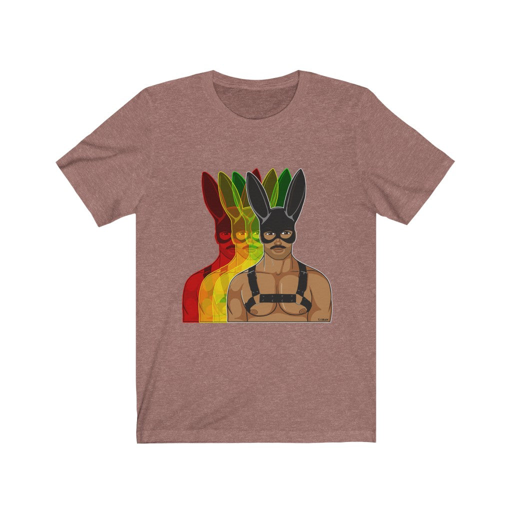 TJDRAW Kinky Bunny Prism Jersey Short Sleeve Tee