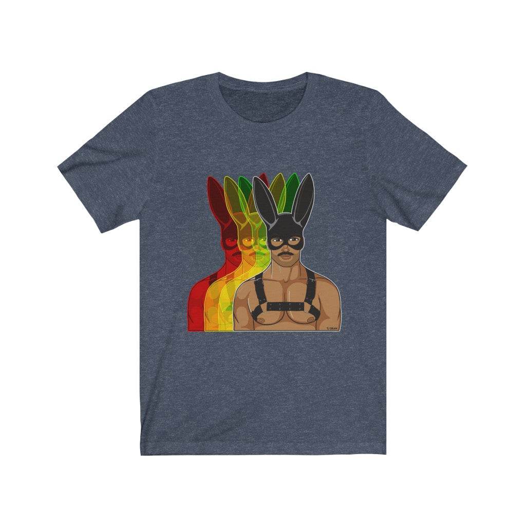 TJDRAW Kinky Bunny Prism Jersey Short Sleeve Tee