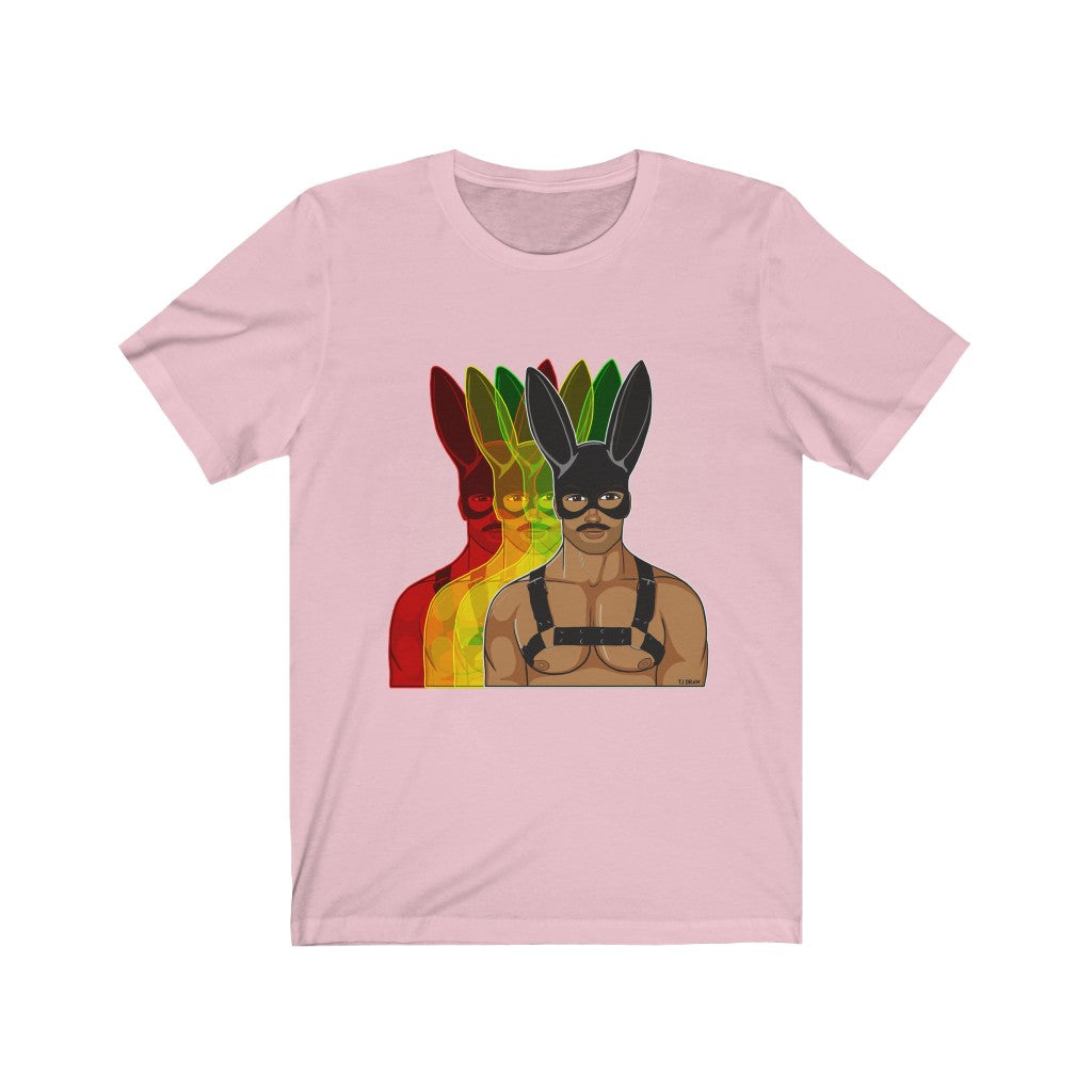 TJDRAW Kinky Bunny Prism Jersey Short Sleeve Tee