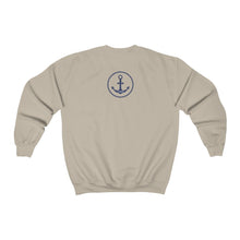 Load image into Gallery viewer, TJDRAW Sailor Born Free  Heavy Blend Crewneck Sweatshirt
