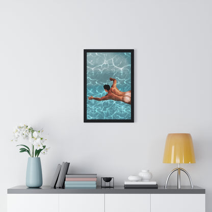 "Stillness Of The Mind" Premium Framed Vertical Poster