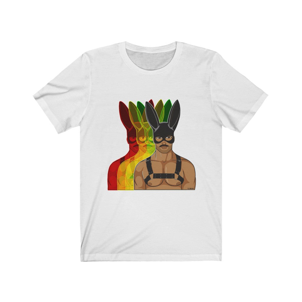 TJDRAW Kinky Bunny Prism Jersey Short Sleeve Tee