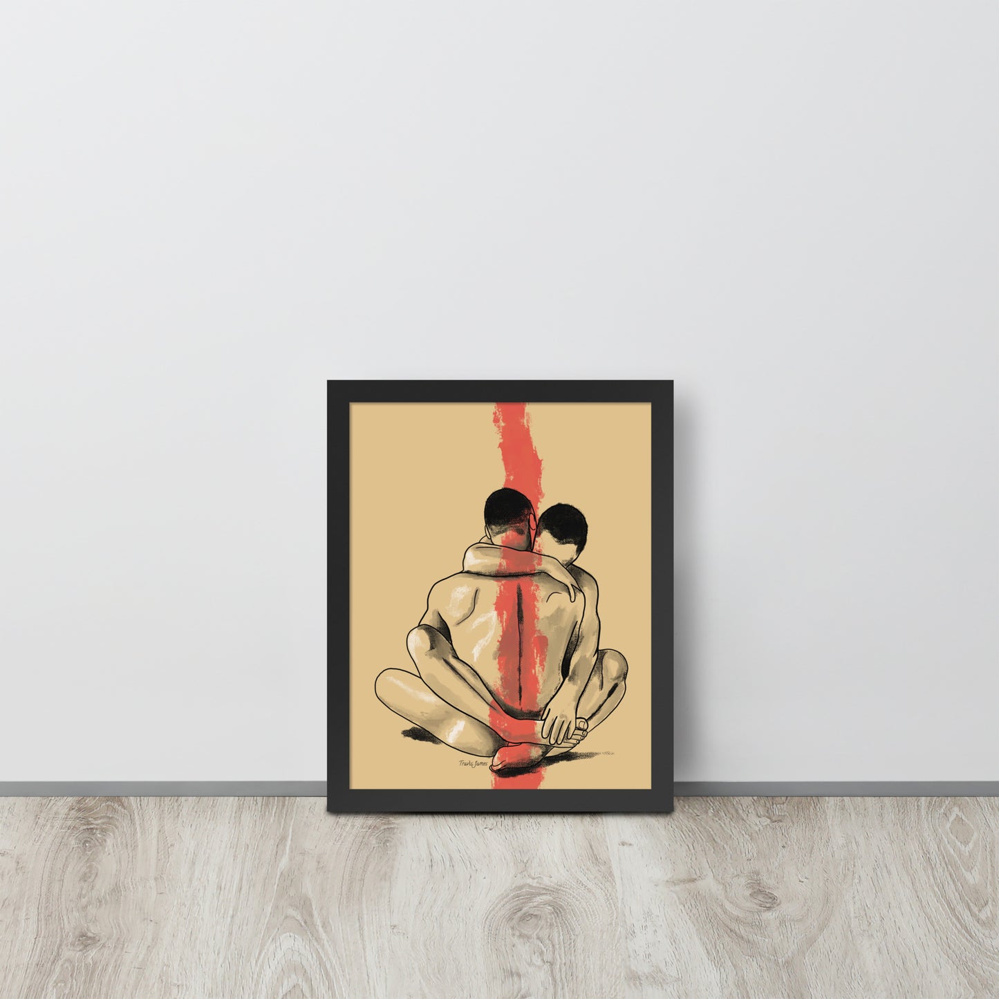 Art Print "Safe in your arms"