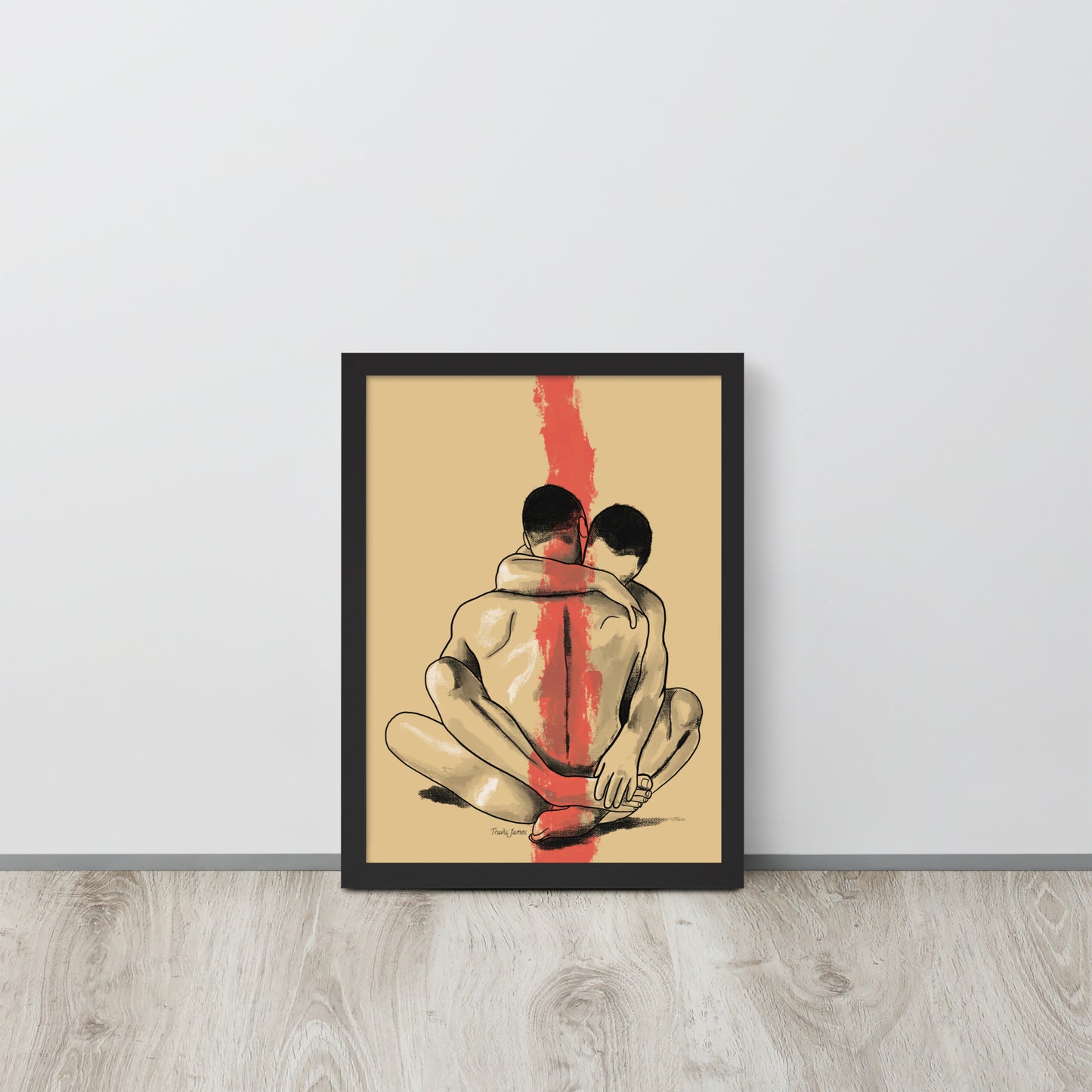 Art Print "Safe in your arms"