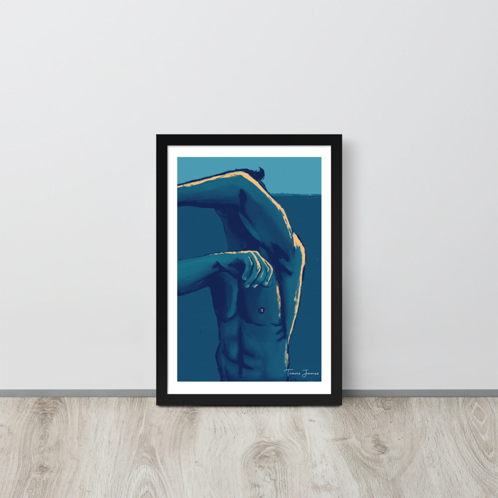 "Rise" Premium Framed Vertical Print