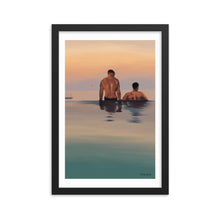 Load image into Gallery viewer, &quot;Love on dusk&quot; Premium Framed Vertical Print
