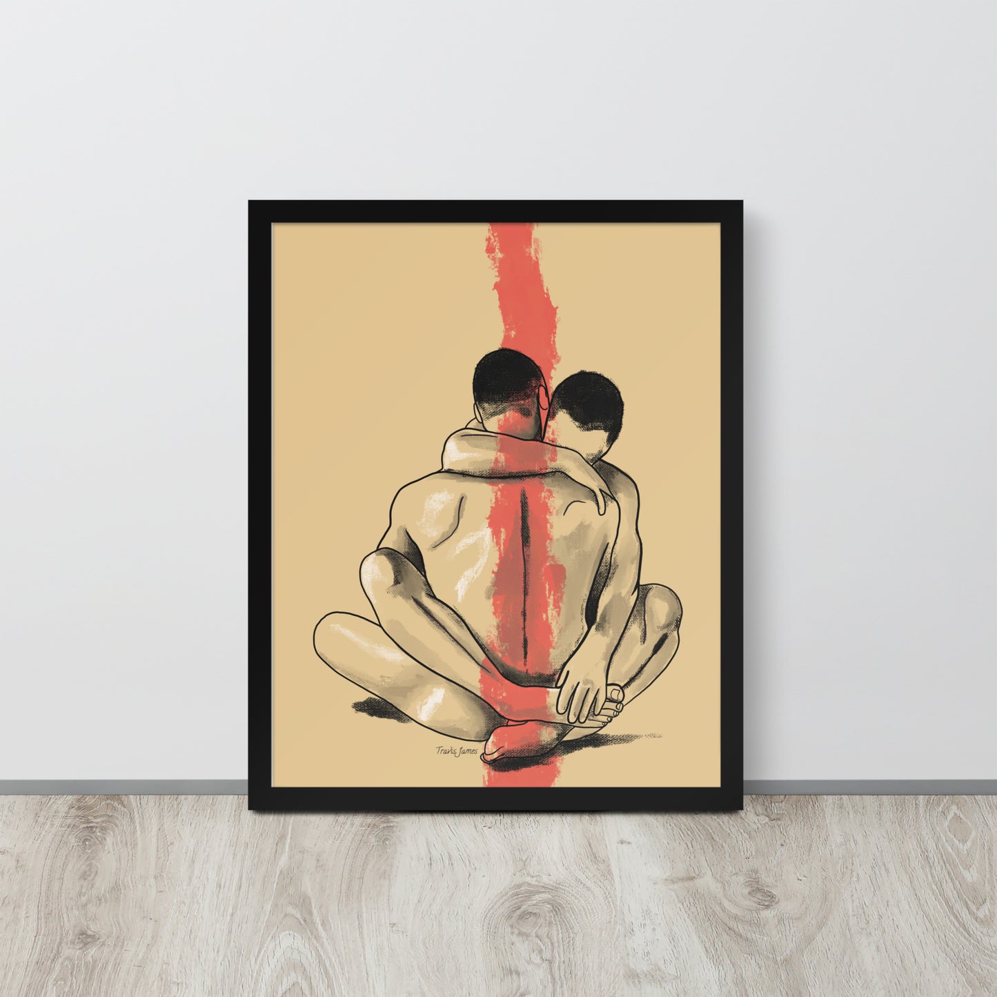 Art Print "Safe in your arms"