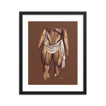 Premium Framed Vertical Print "Octavia"