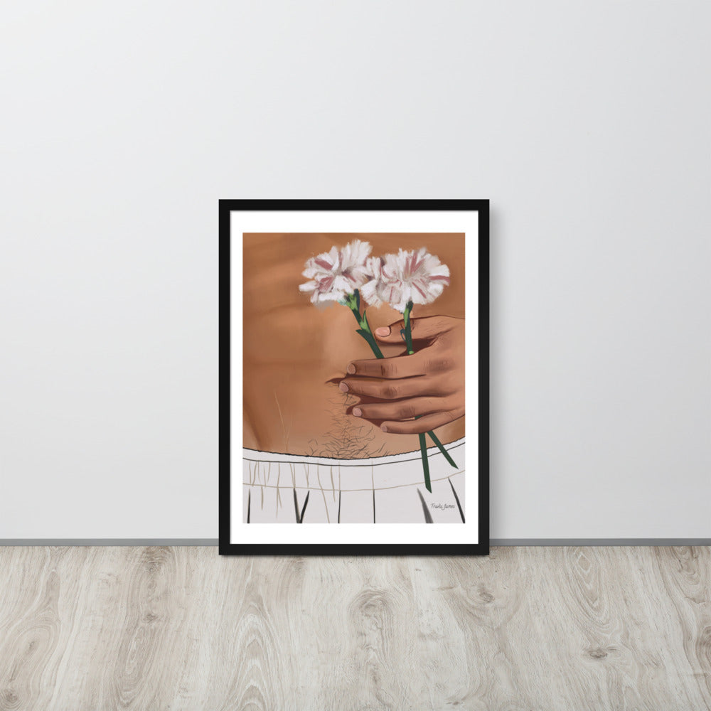 "Lost without you" Premium Framed Vertical Print