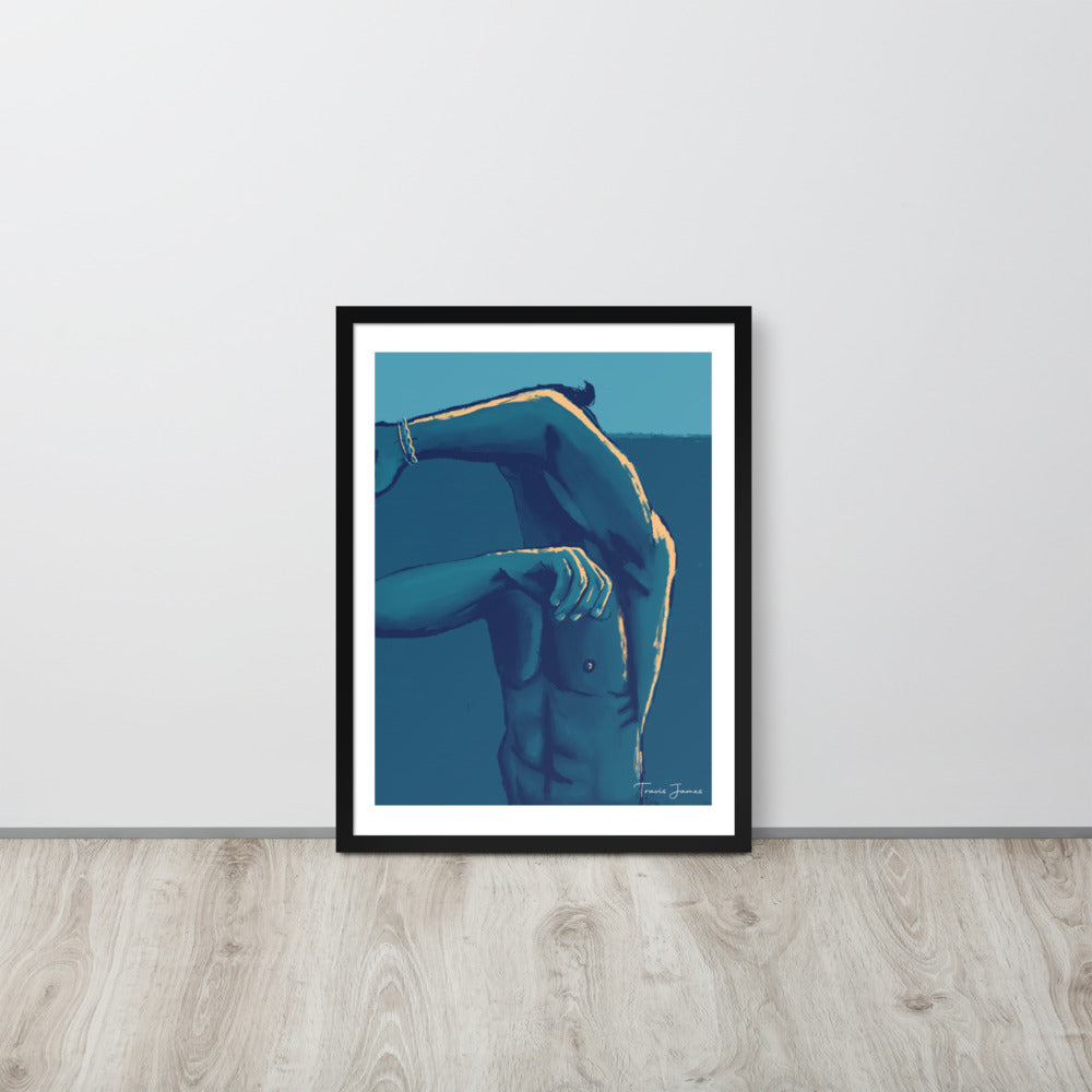 "Rise" Premium Framed Vertical Print