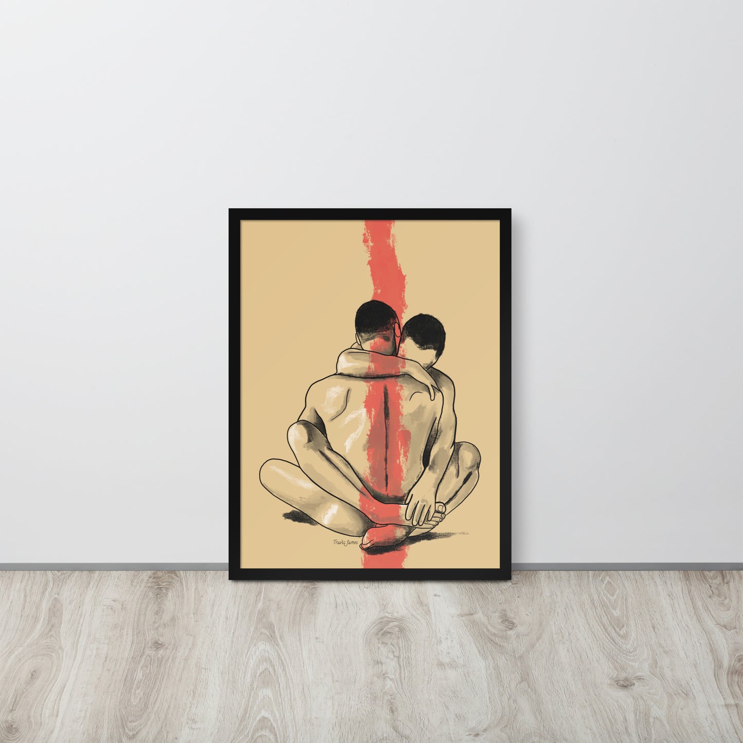 Art Print "Safe in your arms"