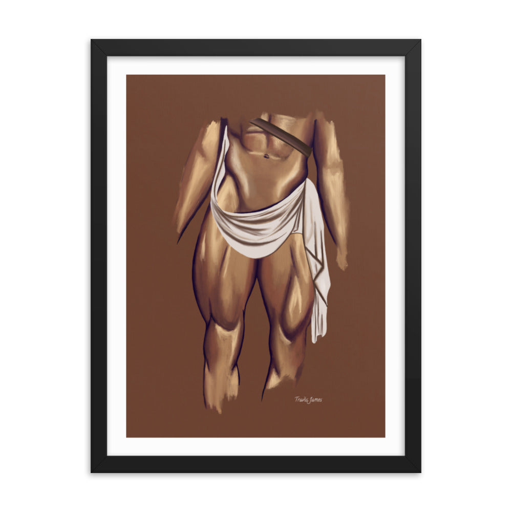 Premium Framed Vertical Print "Octavia"