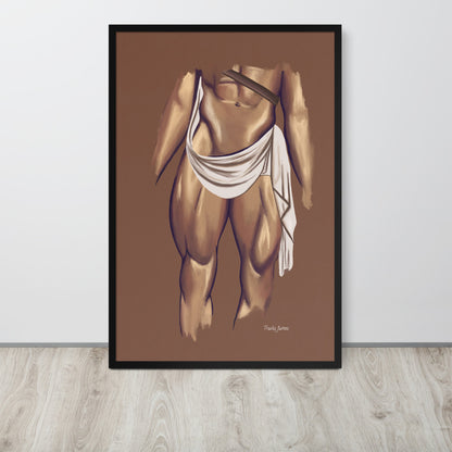 Premium Framed Vertical Print "Octavia"