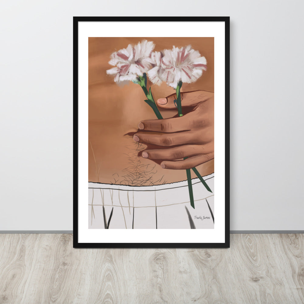 "Lost without you" Premium Framed Vertical Print