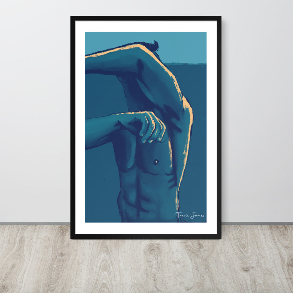 "Rise" Premium Framed Vertical Print