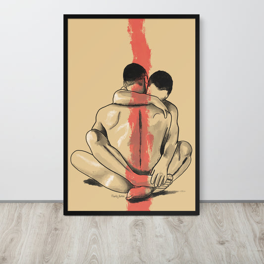 Art Print "Safe in your arms"