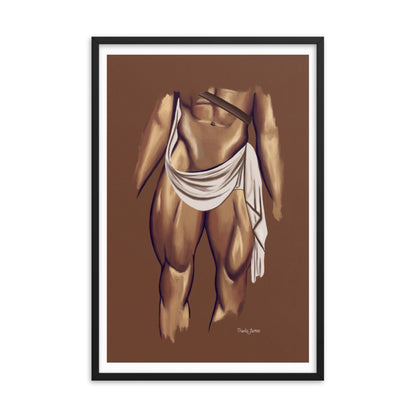 Premium Framed Vertical Print "Octavia"