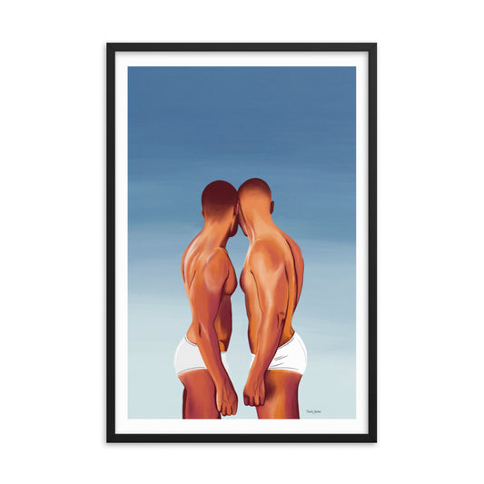 "A Lover Like You" Premium Framed Vertical Print