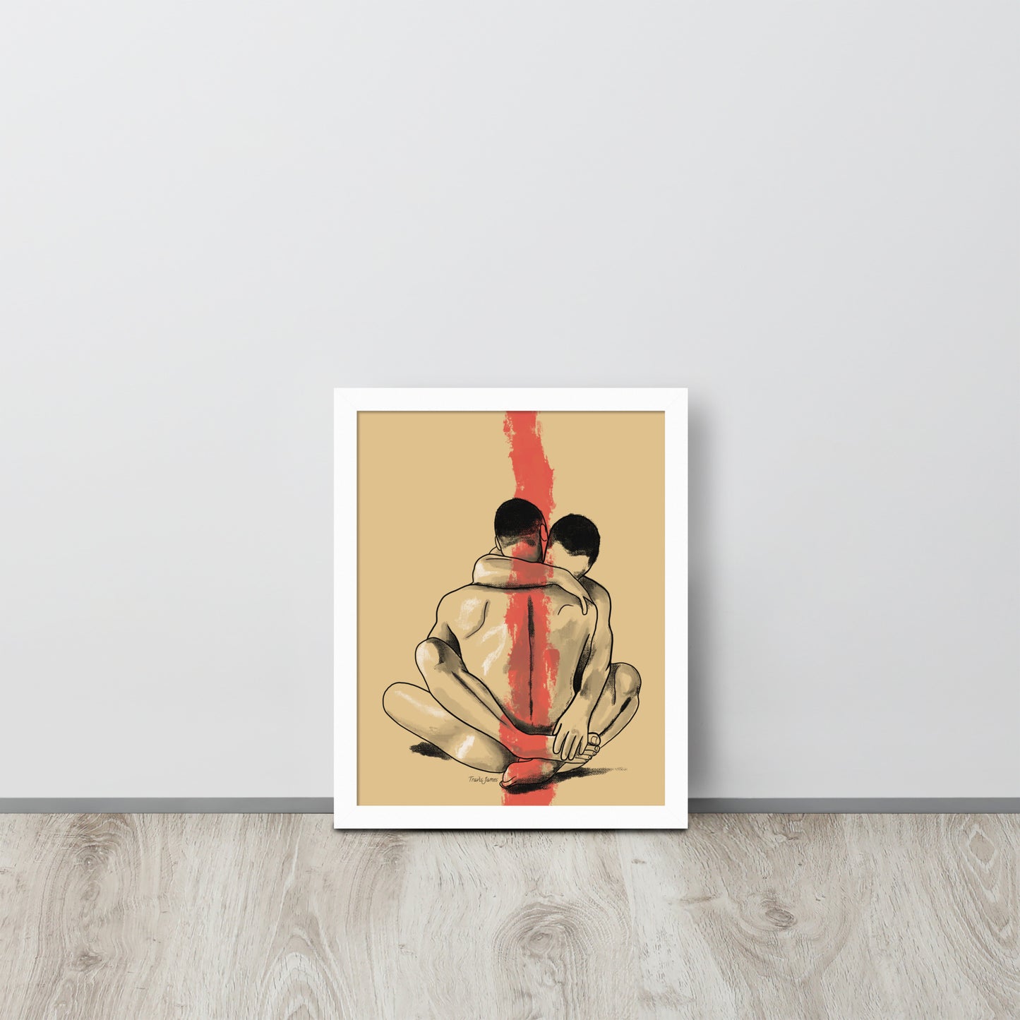 Art Print "Safe in your arms"