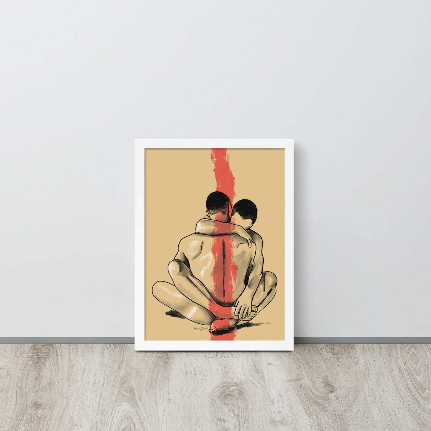 Art Print "Safe in your arms"