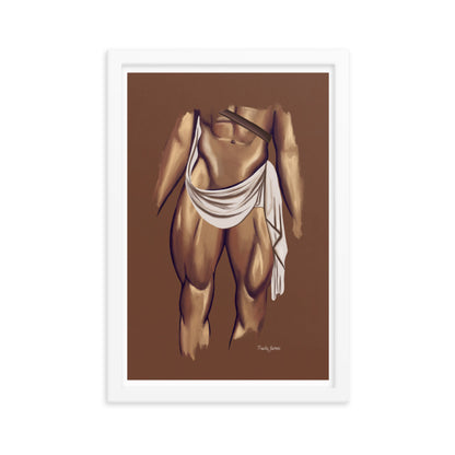 Premium Framed Vertical Print "Octavia"