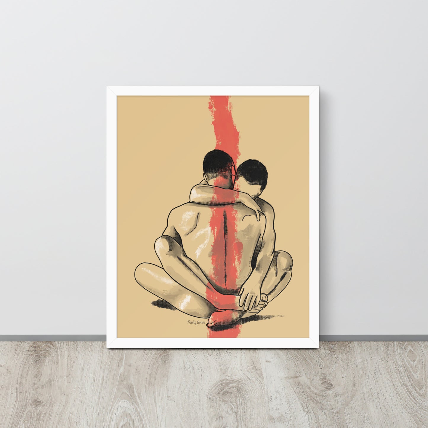 Art Print "Safe in your arms"